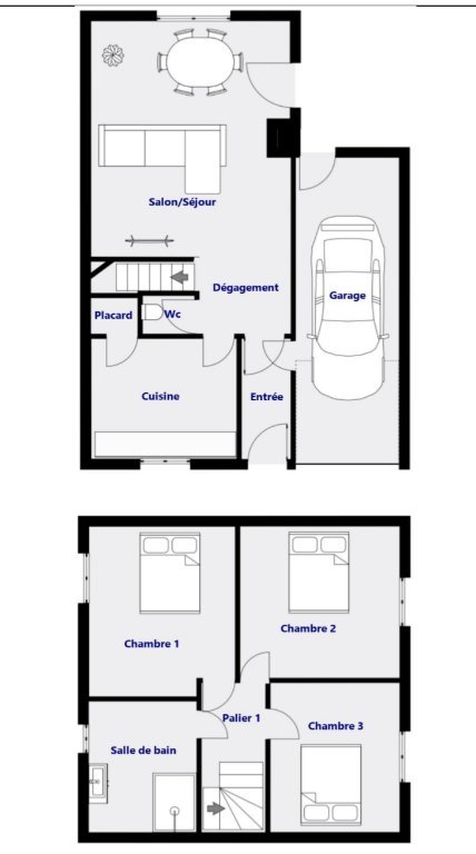 MAISON A VENDRE - MARQUETTE LEZ LILLE - 90 m2 - 273�000�&euro;