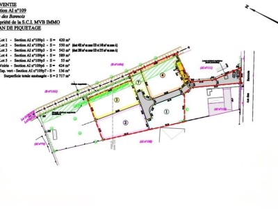 TERRAIN A VENDRE - LAVENTIE - 550 m2 - 129 000 €